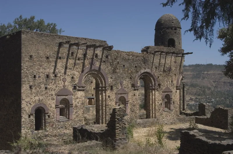 Gonder (Gondar) - pozostałości pałaców cesarskich