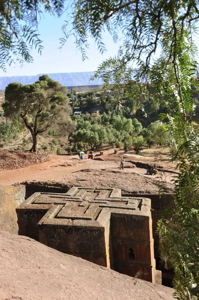 Lalibela - Kościół św. Jerzego (Bet Giorgis)