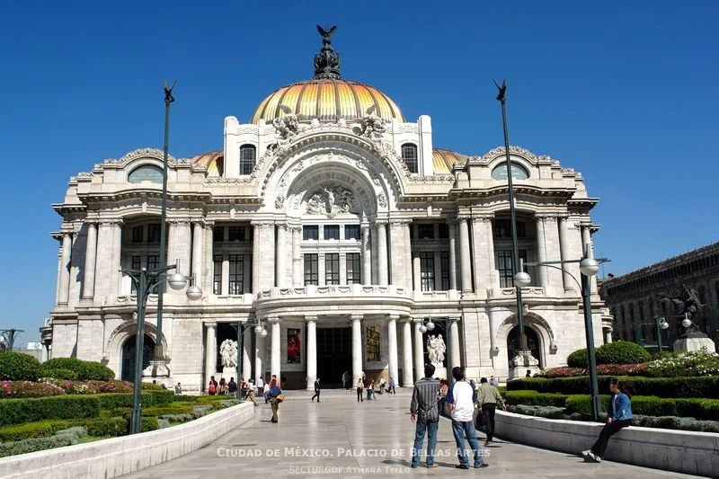 Centrum Historyczne Ciudad de Mexico - Pałac Sztuk Pięknych (Palacio de Bellas Artes)