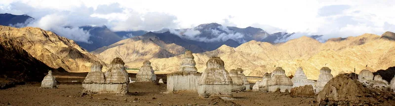 Ladakh - fragment buddyjskiej gompy (klasztoru)