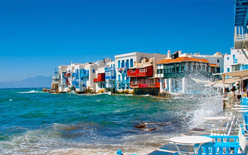 Dzielnica Mała Wenecja na Mykonos