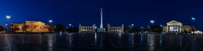 Hősök tere to najbardziej znany plac w stolicy Węgier