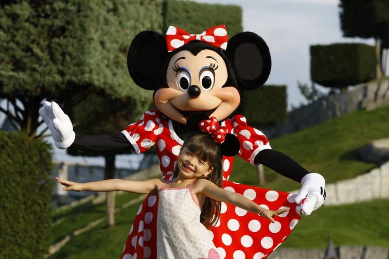 Myszka Minnie w Disneylandzie Paris