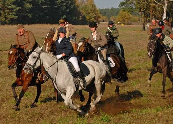 Gonitwę św. Huberta organizuje co roku Łódzki Klub Jeździecki