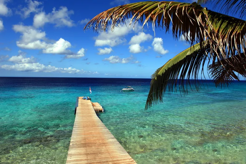Idylliczna zatoka Piscadera na Curaçao