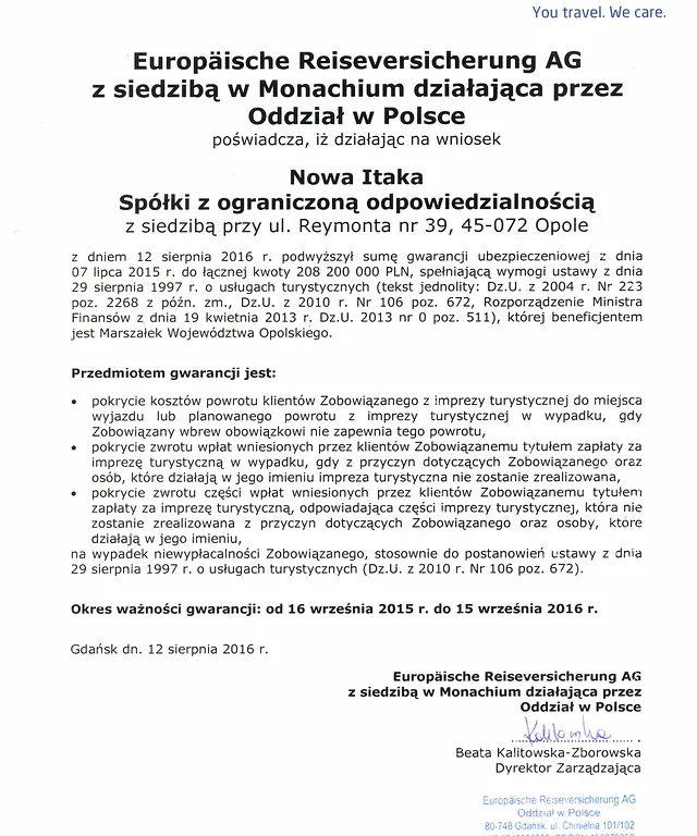 Gwarancja ubezp