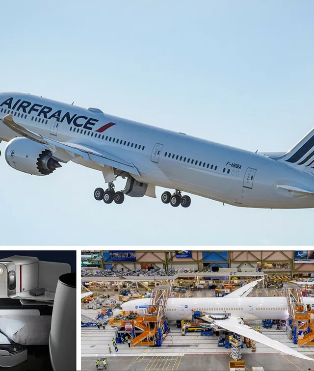Dreamliner Air France kolaz zdjec