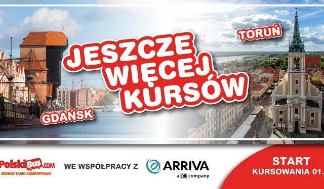 Gdańsk Toruń PolskiBus.com