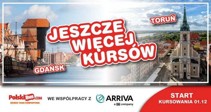 Gdańsk Toruń PolskiBus.com