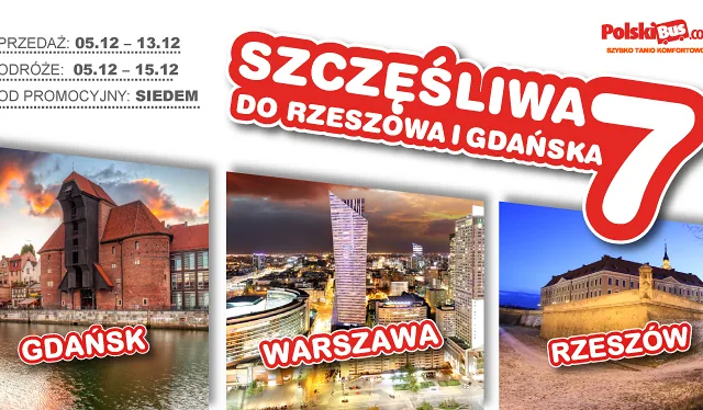 PolskiBus.com Szczęśliwa siódemka