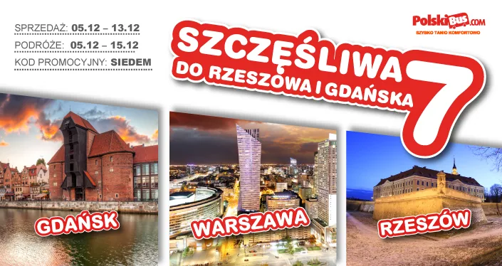 PolskiBus.com Szczęśliwa siódemka