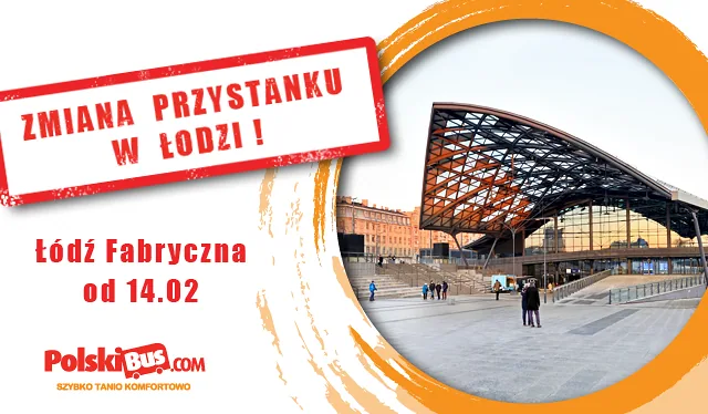 PolskiBus.com Łódź Fabryczna