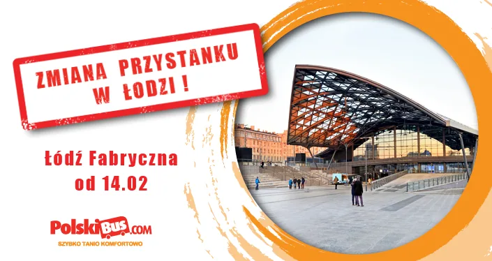 PolskiBus.com Łódź Fabryczna