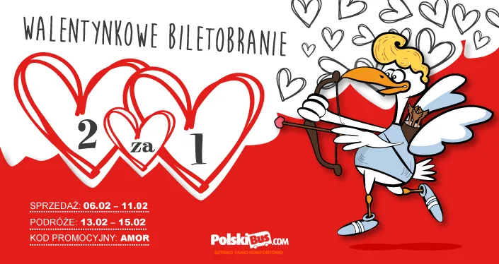 Walentynki w PolskiBus.com