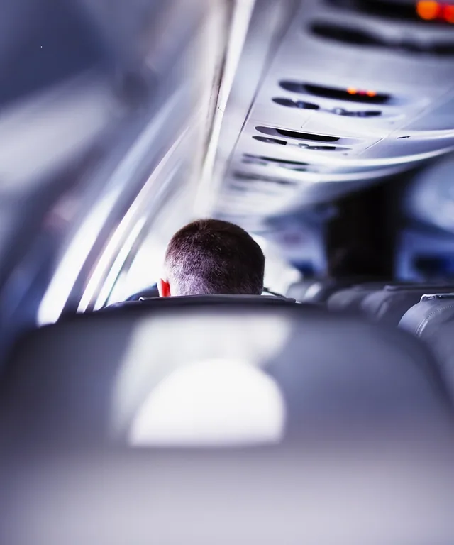 Flying with airplane