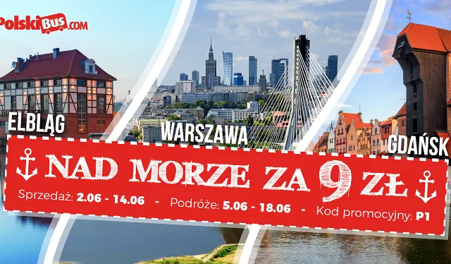 Nad morze z PolskiBus.com
