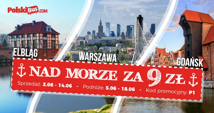 Nad morze z PolskiBus.com