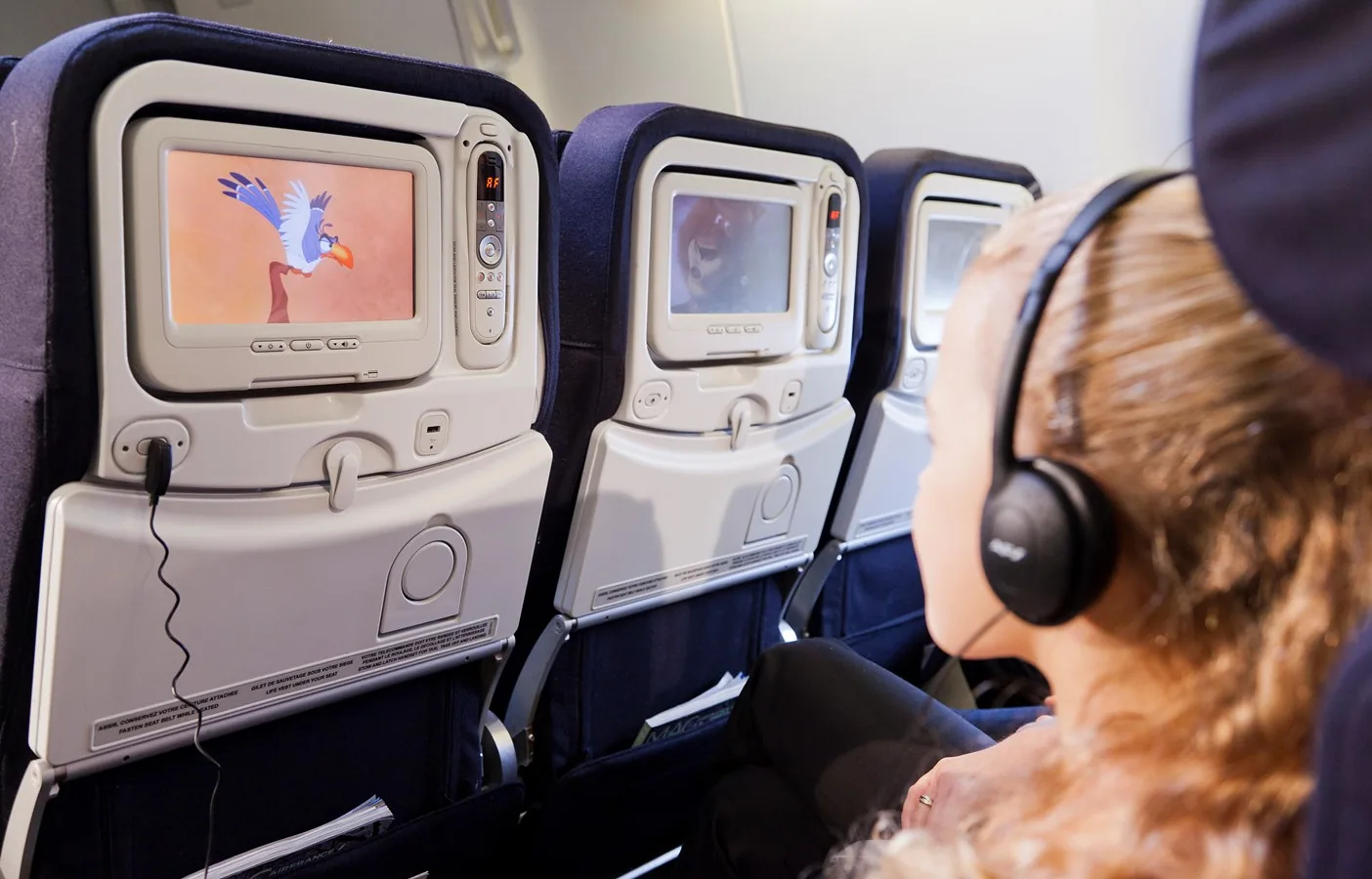 Air France system rozrywki pokładowej medytacja