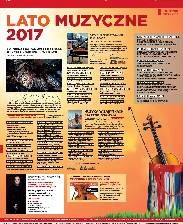 Gdańskie Lato Muzyczne 2017