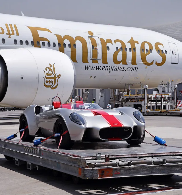 the jannarelly design 1 was transported from dubai by emirates skycargo