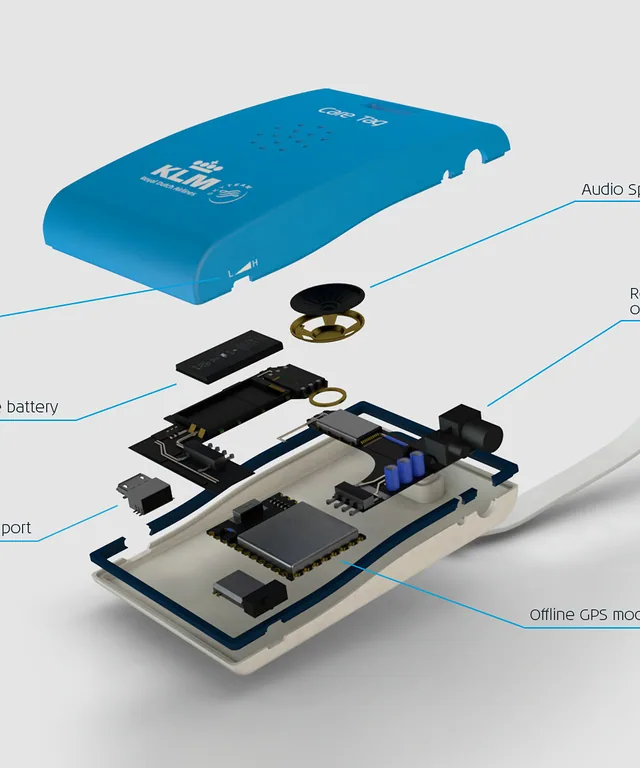 KLM Care Tag budowa