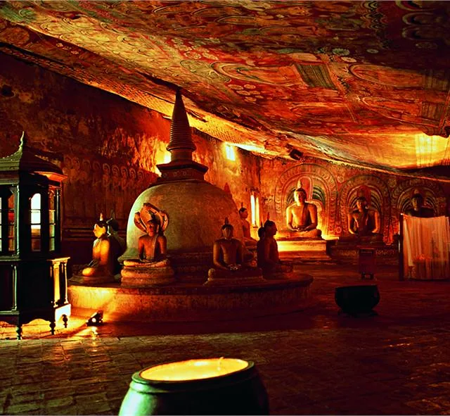 Dambulla cave temple World heritage site- 1st Century BC