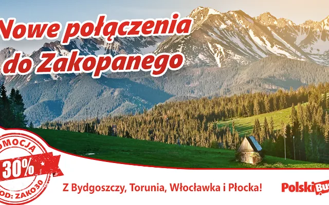 Podróże łączone do Zakopanego