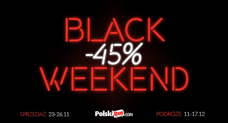 Black Weekend w PolskiBus.com
