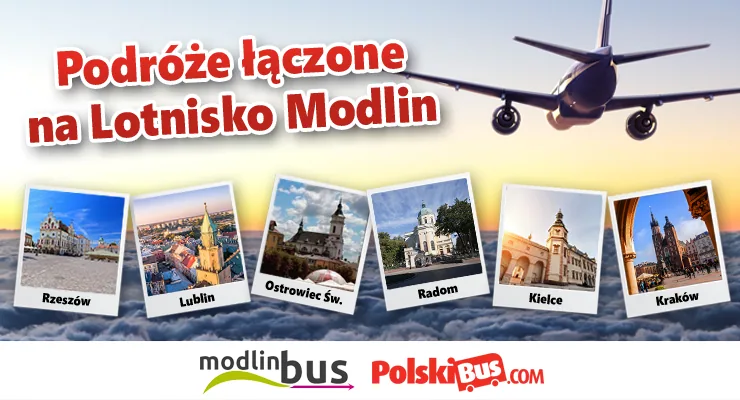 Połączenia skomunikowane na Lotnisko Modlin