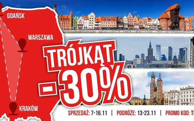 Trójkąt -30 w PolskiBus.com