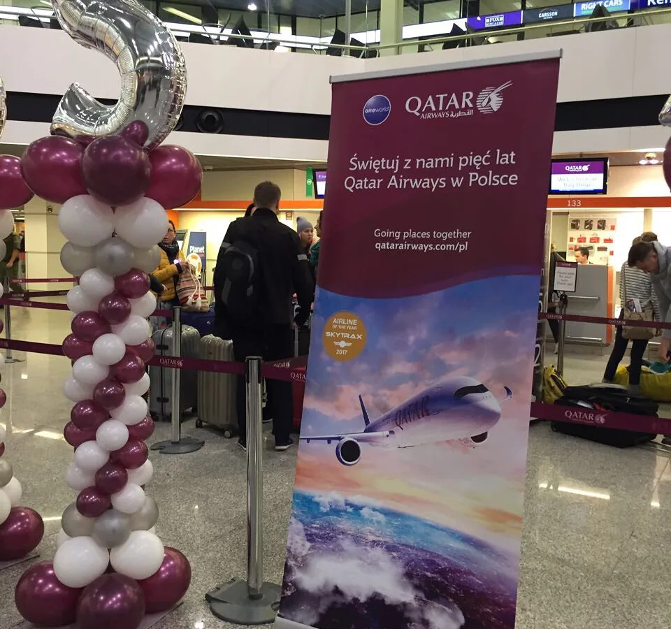 5 lat Qatar Airways w Polsce