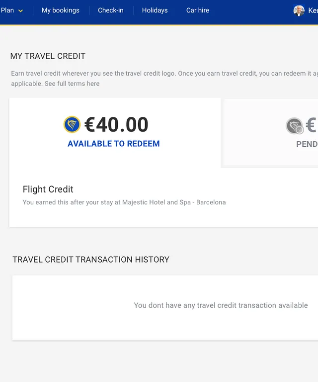 Travel Credits 2