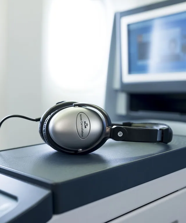 zestaw audio-video na pokładzie KLM