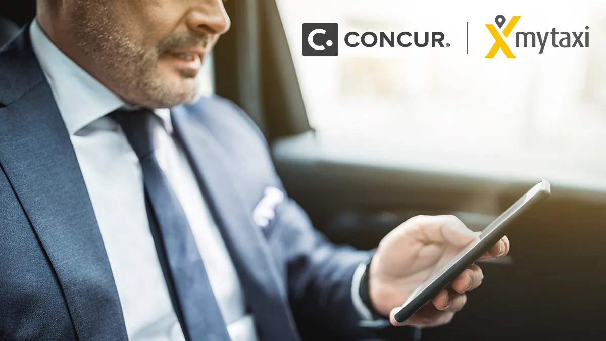 mytaxi integruje się z Concur - grafika
