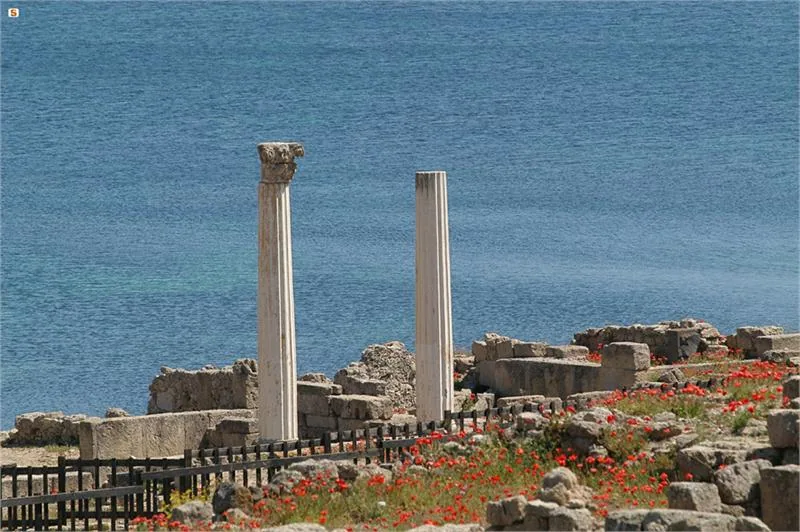Ruiny starożytnej fenickiej kolonii Tharros w pobliżu dzisiejszych miast Cabras i Oristano © UFFICIO STAMPA DELLA REGIONE AUTONOMA DELLA SARDEGNA