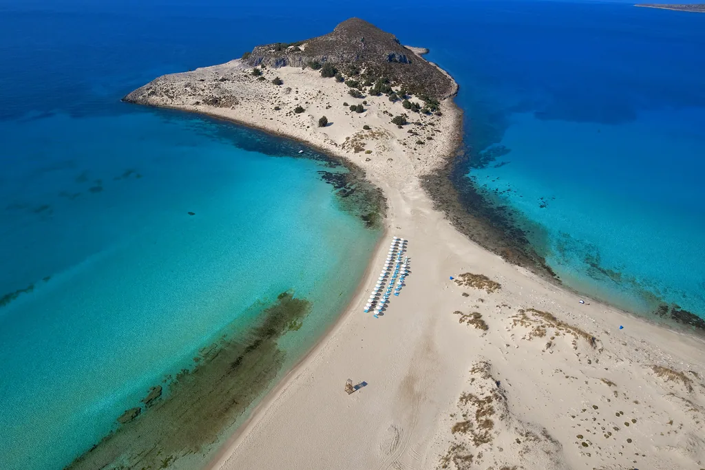 Plaża Simos, wyspa Elafanisos