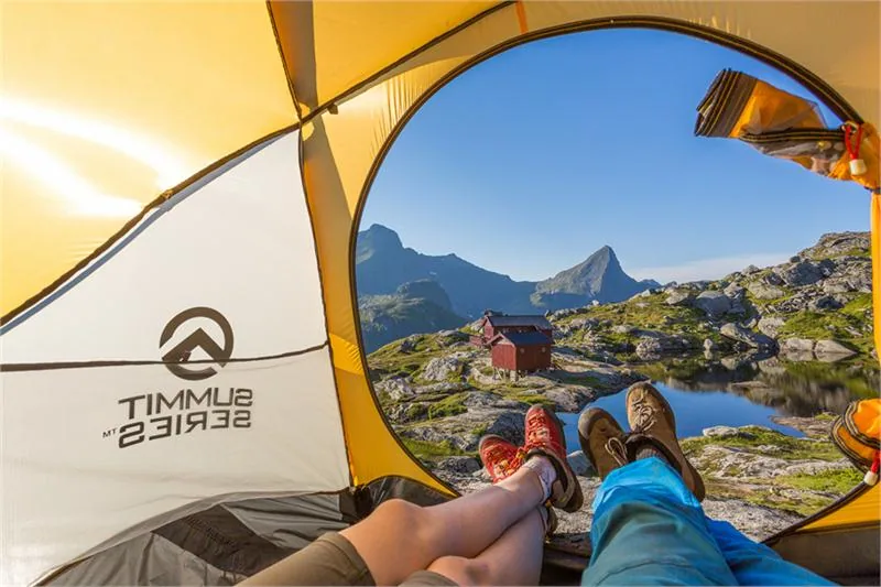 Schronisko Munkebu na wyspie Moskenesøya, na granicy utworzonego w 2018 r. Parku Narodowego Lofotodden