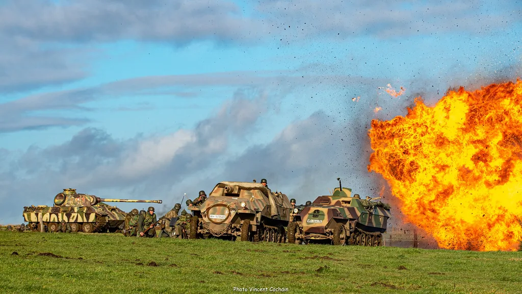 Hardigny 44’ – rekonstrukcja i pirotechniczne show w Bastogne z okazji 75. rocznicy bitwy o Ardeny.