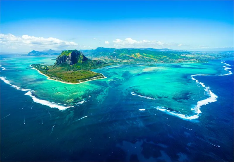 Mauritius, wyżynna wyspa pochodzenia wulkanicznego