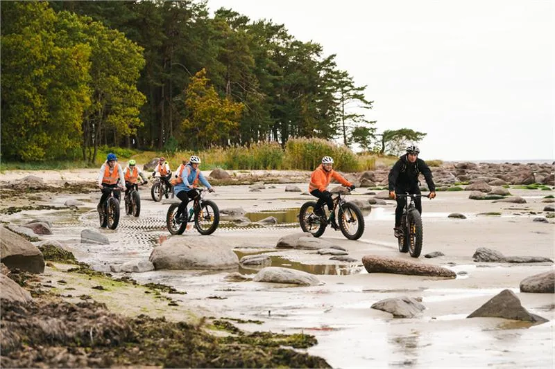 Bicykle z grubymi oponami (fat bike) to czołgi wśród rowerów, co warto sprawdzić na estońskim wybrzeżu