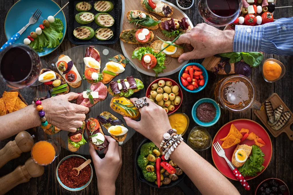 Tapas bywają proste lub złożone z wielu składników