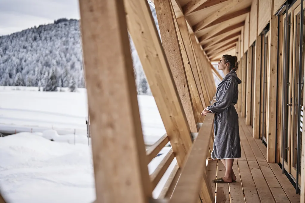 HUBERTUS Mountain Refugio: Mountain Soring Spa im Winter