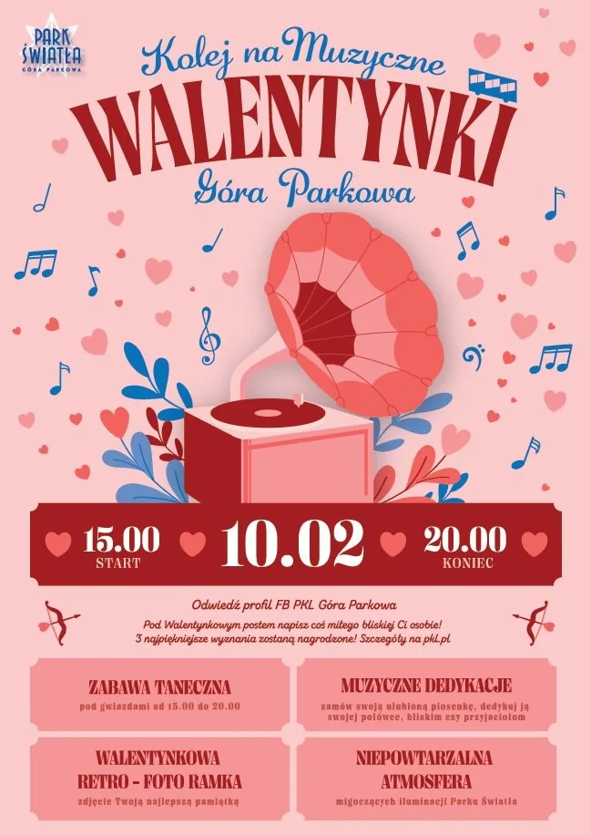 Muzyczne walentynki na Górze Parkowej