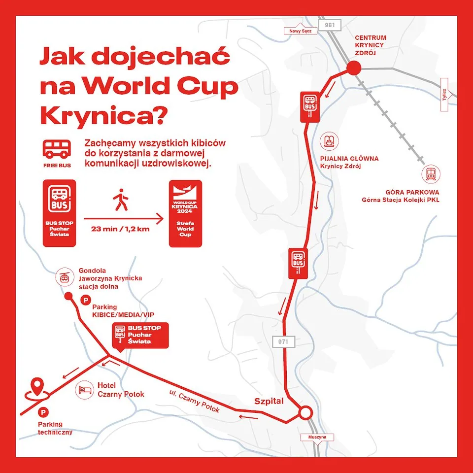 Komunikacja World Cup Krynica