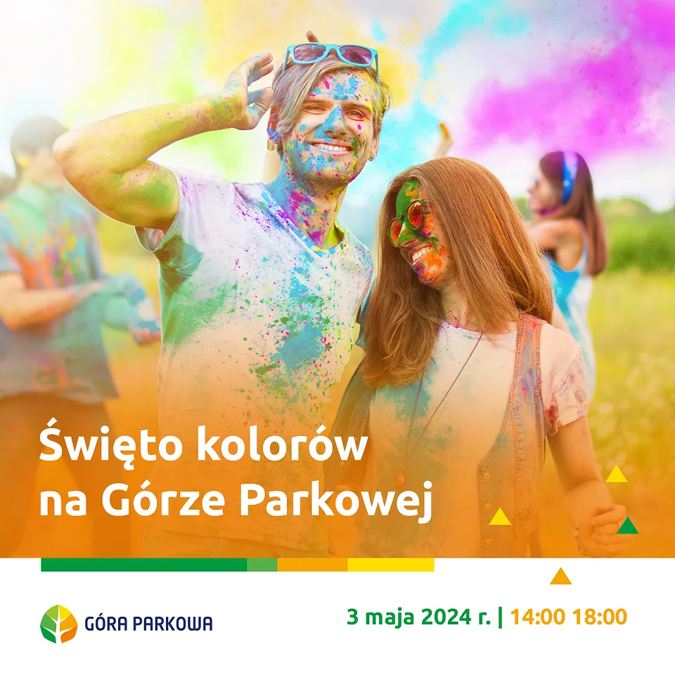 Festiwal kolorów na Górze Parkowej