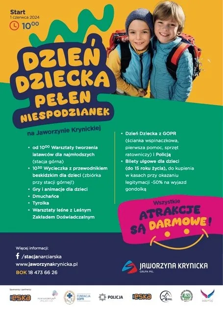 Dzień Dziecka na Jaworzynie Krynickiej