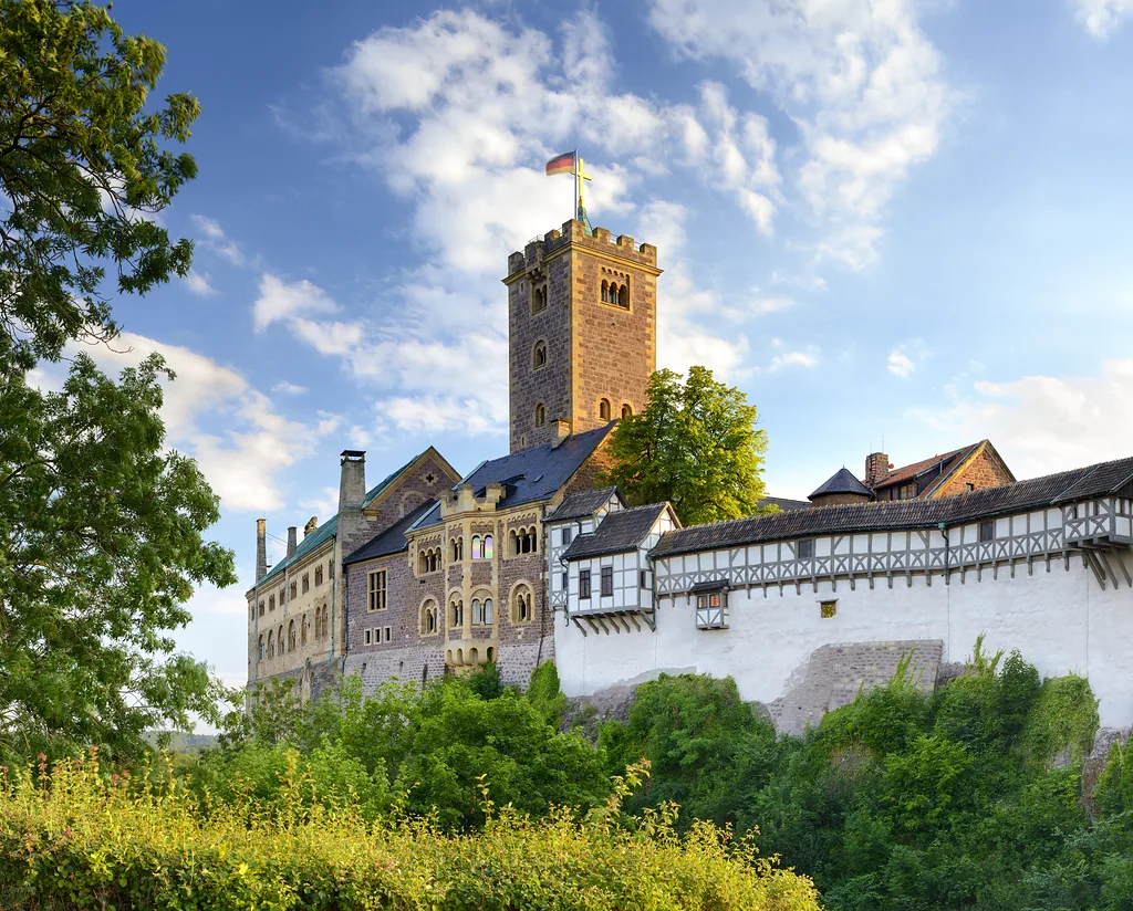 Zamek Wartburg był miejscem schronienia dla Marcina Lutra | Fot. DZT / Francesco Carovillano