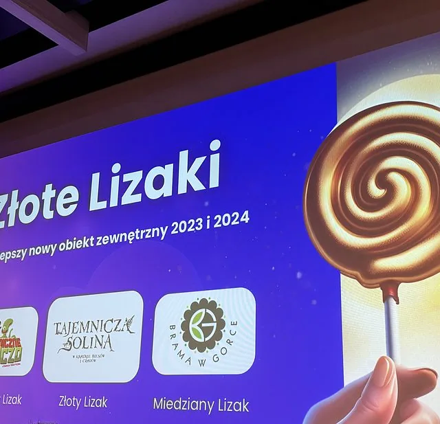 "Złote Lizaki" nagroda dla parku rozrywki Tajemnicza Solina
