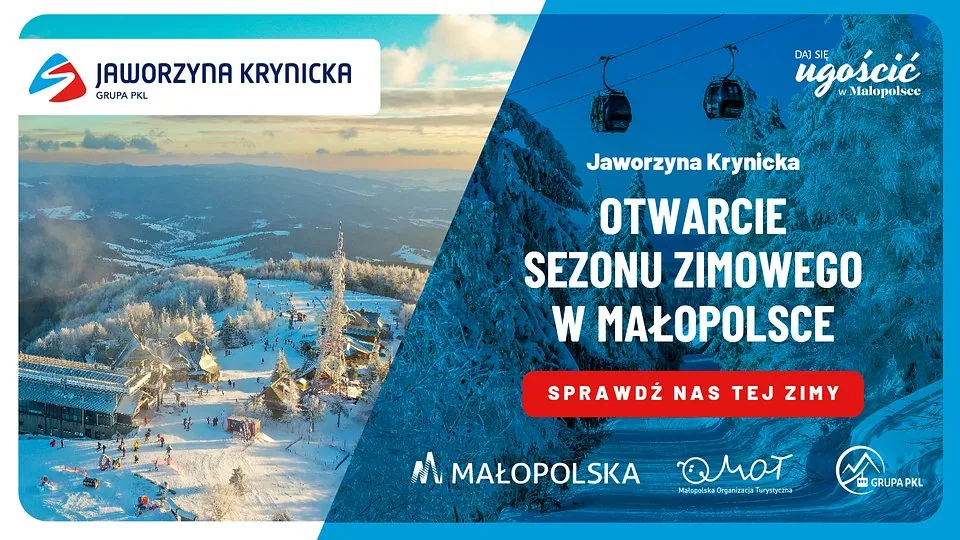 15 grudnia w samo południe uroczyście otworzymy sezon narciarski w Małopolsce!