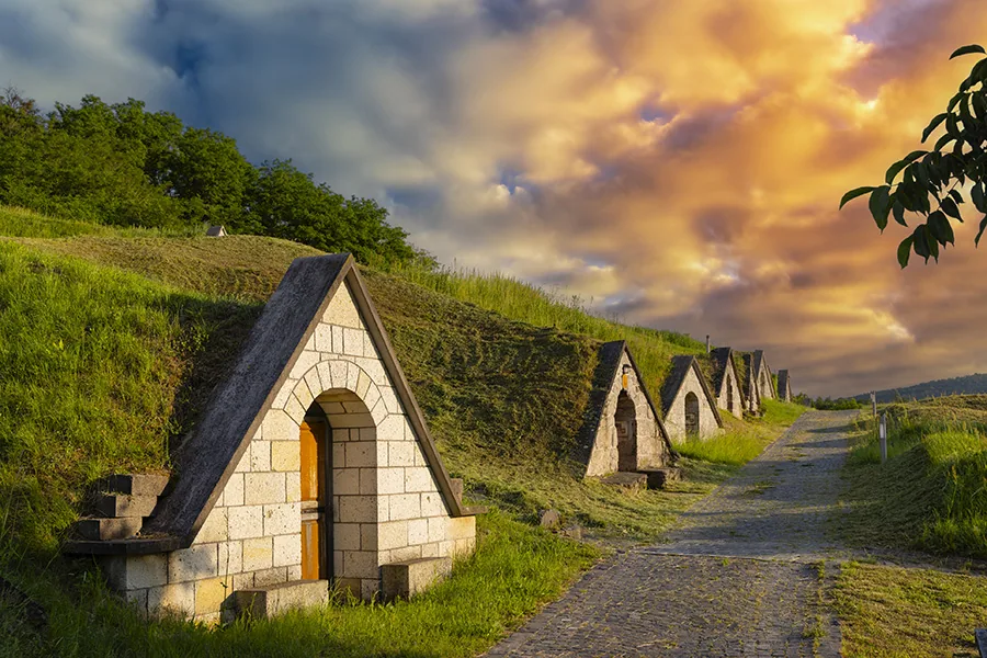 Gombos-hegyi pincesor in Hercegkut, UNESCO site, Great Plain, North Hungary
